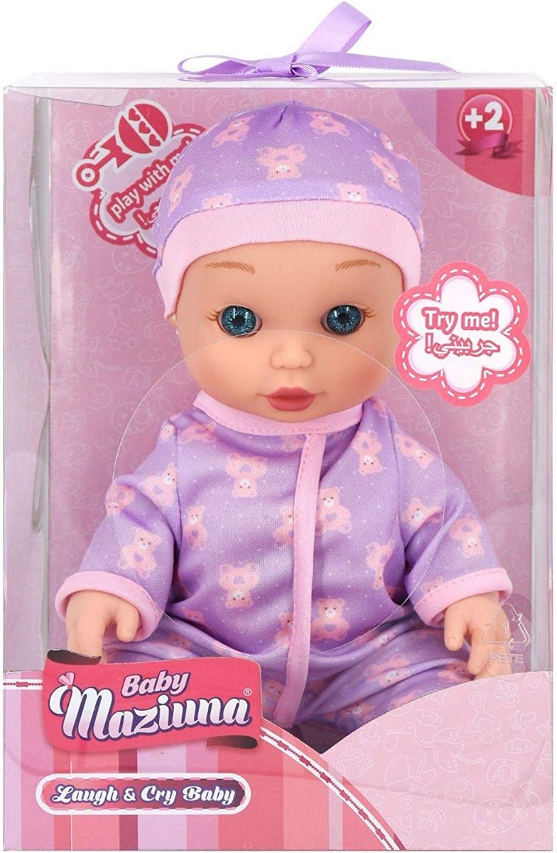 Baby Maziuna Laugh and Cry Baby BM3450 - Colorland Toys