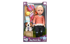 Baby Maziuna Style Girls Dog Walker 18inch BM8066 - Colorland Toys