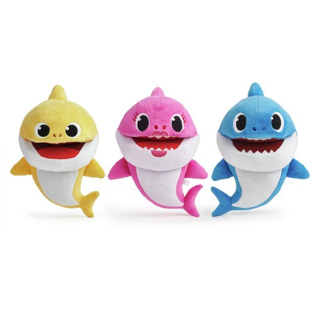 Baby Shark Singing Puppet with Tempo Control Assorted