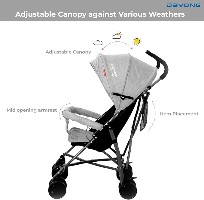 Baby Stroller Gray S01 S4870 - Colorland Toys