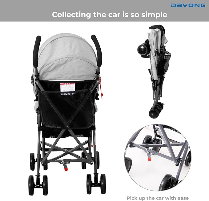 Baby Stroller Gray S01 S4870 - Colorland Toys