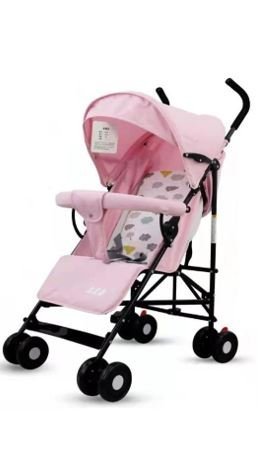 Baby Stroller Pink S501/S4781 - Colorland Toys
