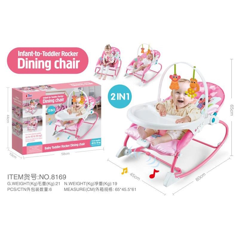 Baby Toddler 2 in 1 Dining Chair B8507 - Colorland Toys