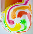 Baff Bomb White Moon Rainbow Effect 6529