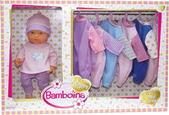 Bambolina Amore Doll with 6pcs Assorted Dress 14inch BD1868 - Colorland Toys