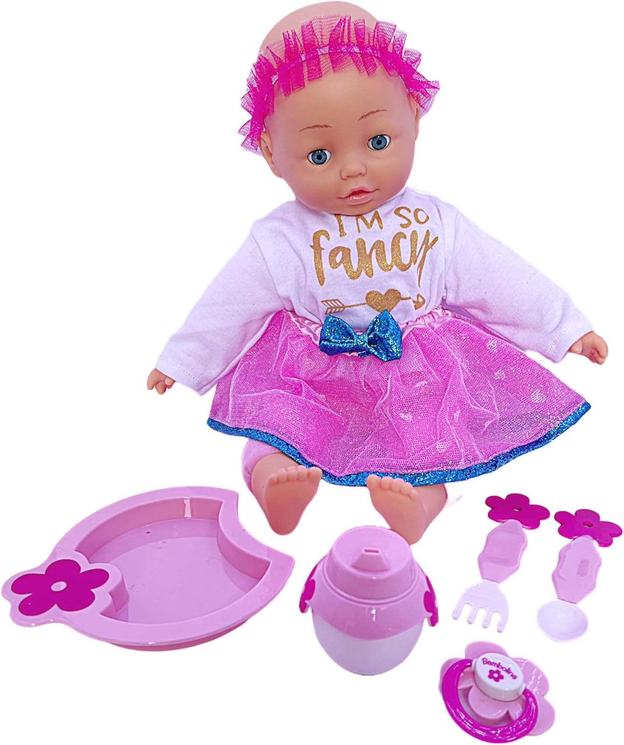 Bambolina Camelia Talking Doll Set w/ 50 Words BD1392 - Colorland Toys