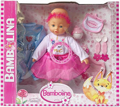 Bambolina Camelia Talking Doll Set w/ 50 Words BD1392 - Colorland Toys