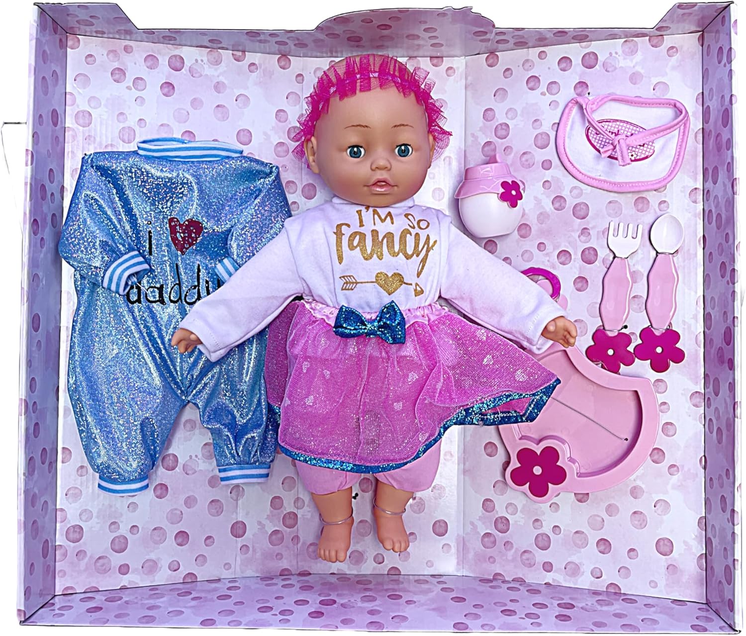 Bambolina Camelia Talking Doll Set w/ 50 Words BD1392 - Colorland Toys