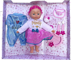Bambolina Camelia Talking Doll Set w/ 50 Words BD1392 - Colorland Toys