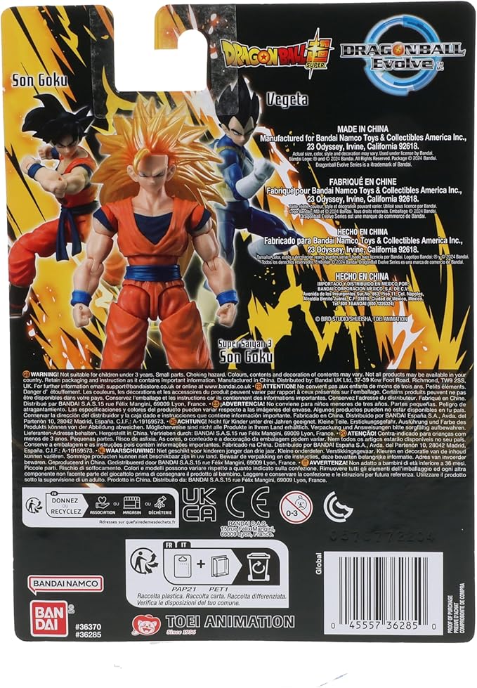 Bandai Namco Dragon Ball Evolve Wave 6 SS3 Son Goku VE36285 - Colorland Toys