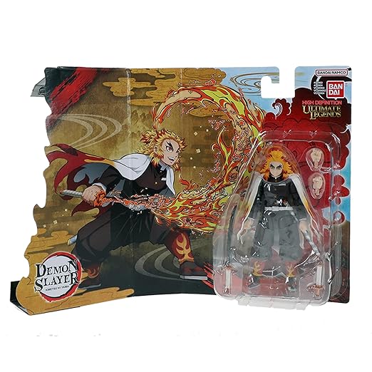 Bandai Namco Ultimate Legend Demon Slayer Wave 2 Kyojuro Rengoku VE88964 - Colorland Toys