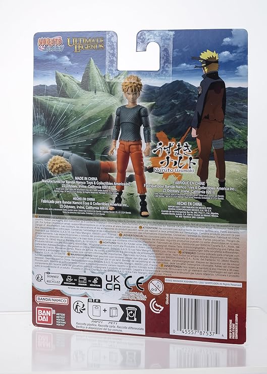 Bandai Namco Ultimate Legend Naruto Wave 3 Naruto Uzumaki The Final Battle VE87537 - Colorland Toys