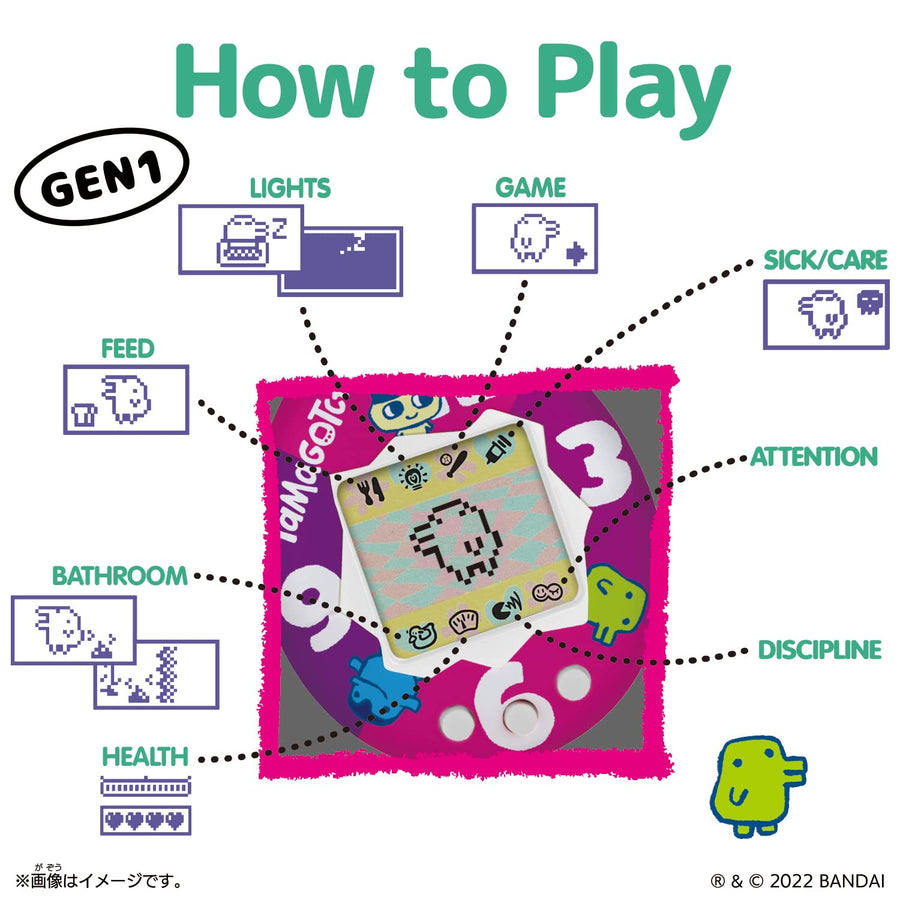 Bandai Tamagotchi Original Plaid 42949 — image 3