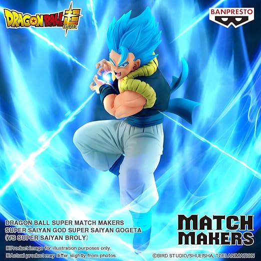 Banpresto Dragon Ball Super Match Makers Super Saiyan God Super Saiyan Gogeta Vs Super Saiyan Broly BP89557P — image 9