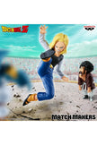 Banpresto Dragon Ball Z Match Makers - Android 18 & Mr. Satan