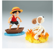 Banpresto One Piece World Collectable Figure Log Stories-Monkey.D.Luffy & Going Merry BP28928P