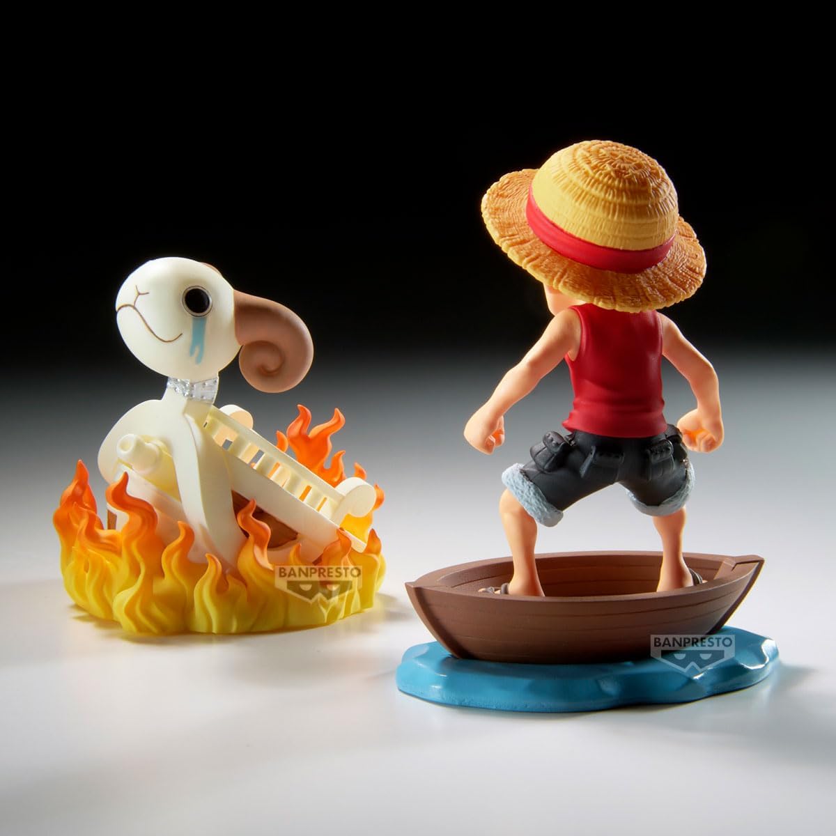 Banpresto One Piece World Collectable Figure Log Stories - Monkey.D.Luffy & Going Merry BP28928P - Colorland Toys