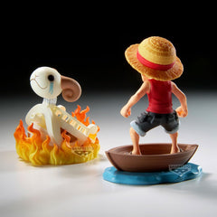 Banpresto One Piece World Collectable Figure Log Stories - Monkey.D.Luffy & Going Merry BP28928P - Colorland Toys