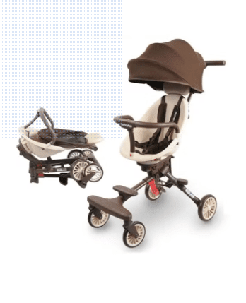 Baobaohao Trolley 2 - Way Stroller Brown V7/S5327 - Colorland Toys