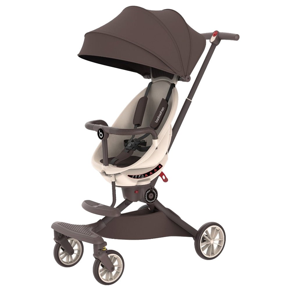 Baobaohao Trolley Foldable Stroller - Caramel Milk/Brown V18 — image 1