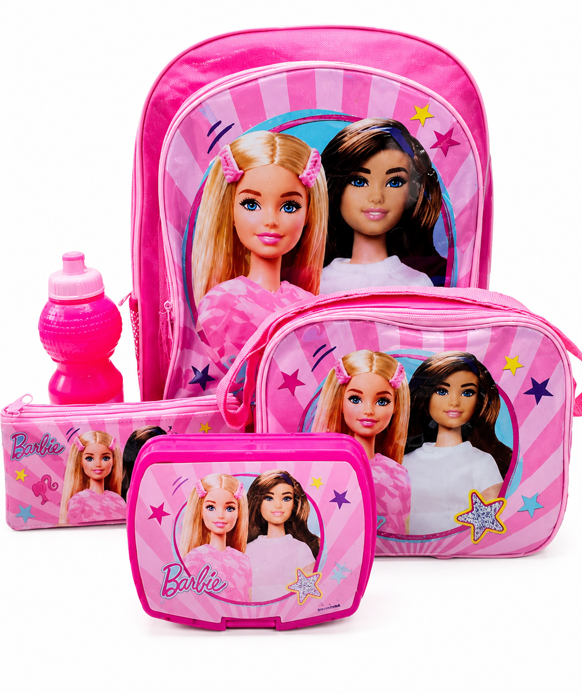 Barbie 5 in 1 Value Pack-Backpack 16 Inch FKVP-02238 - Colorland Toys