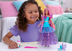 Barbie A Touch of Magic Malibu Doll with Two Fairytale Pets HLC32 - Colorland Toys