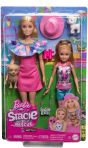 Barbie And Stacie Doll Set with 2 Pet Dogs HRM09 - Colorland Toys