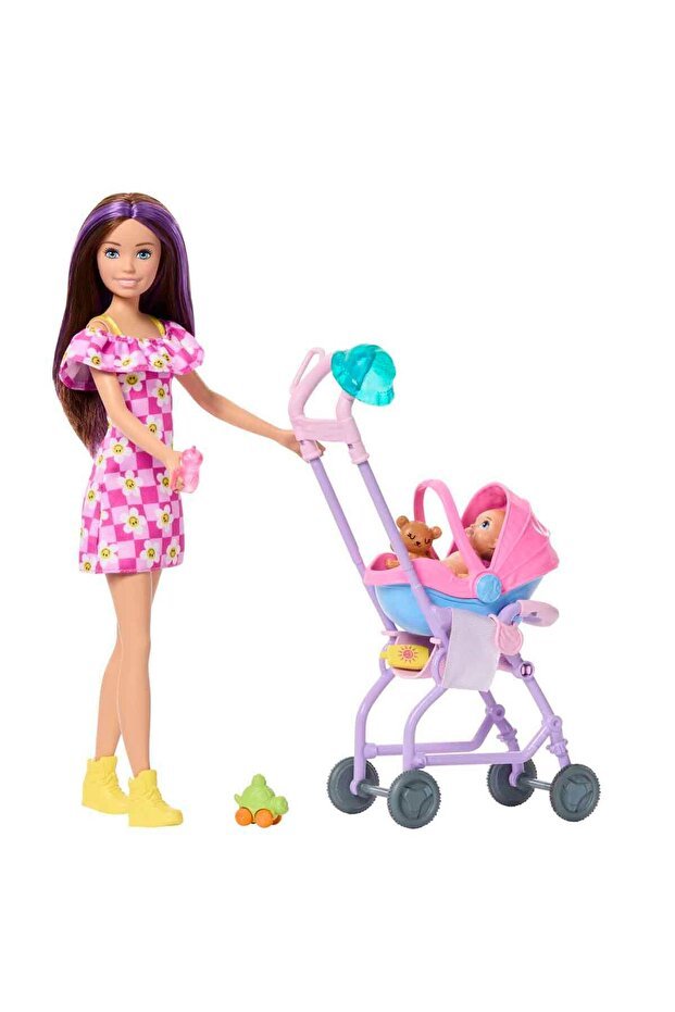 Barbie Babysitter Skipper Doll Stroller Playset JJB42 — image 2