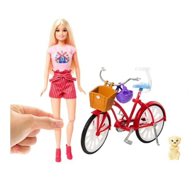 Barbie Bicycle with Doll - Colorland Toys
