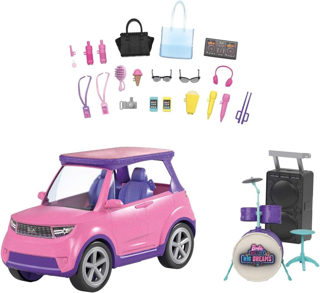 Barbie Big City Big Dreams Transforming Vehicle Playset GYJ25 - Colorland Toys