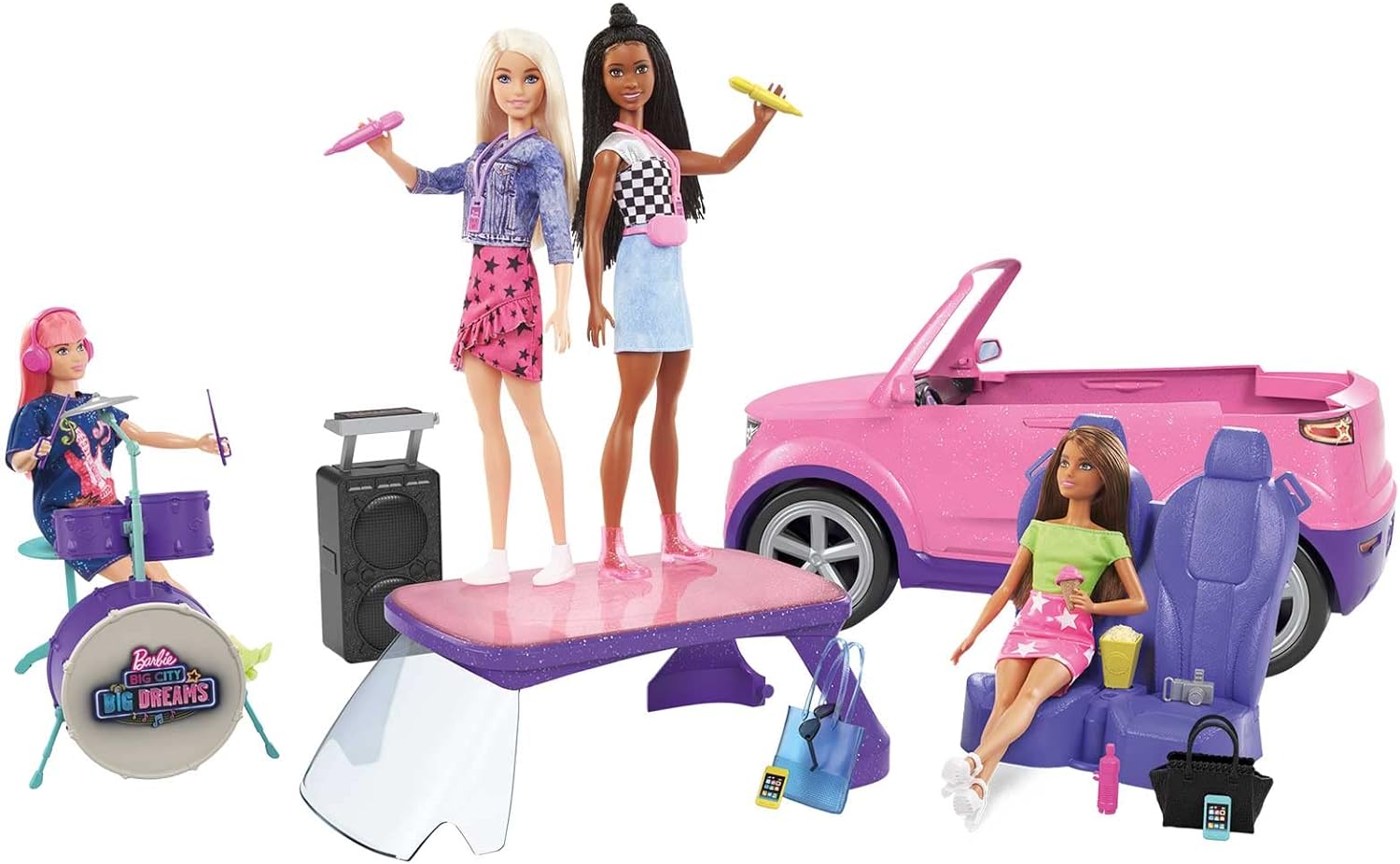 Barbie Big City Big Dreams Transforming Vehicle Playset GYJ25 - Colorland Toys