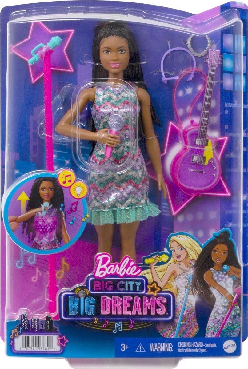 Barbie Big City Dreams Singing Brooklyn Doll GYJ22 - Colorland Toys