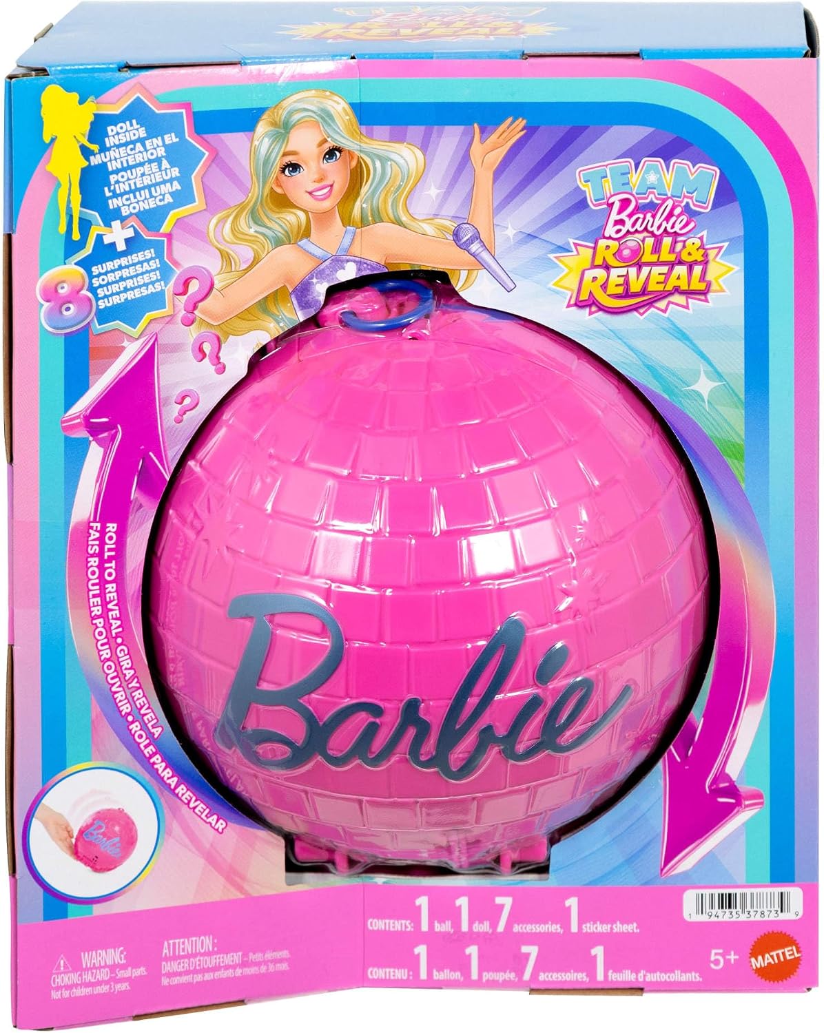 Barbie Career Burst Ball Pop Star JMK19 - Colorland Toys