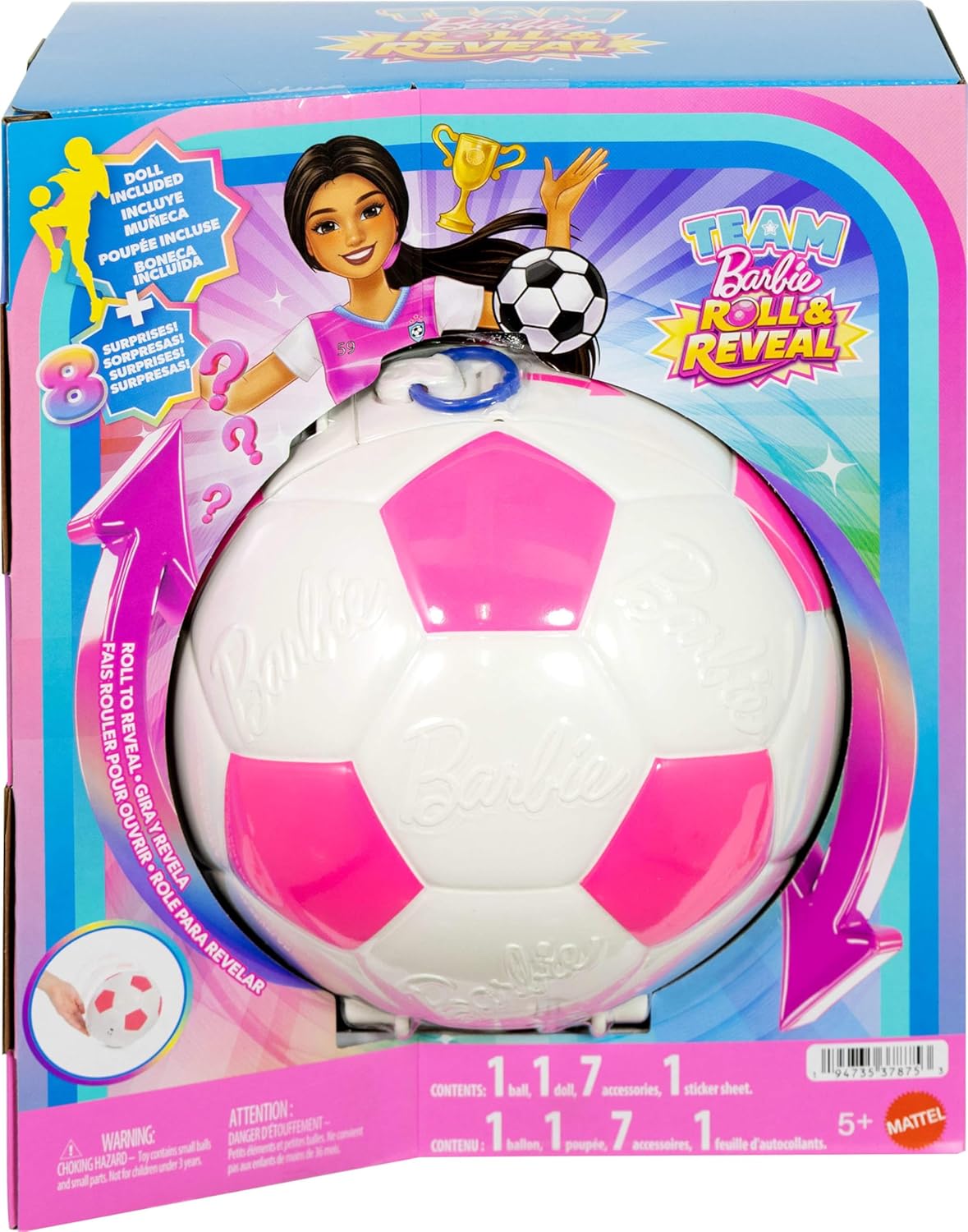 Barbie Career Burst Ball Soccer JMK20 - Colorland Toys