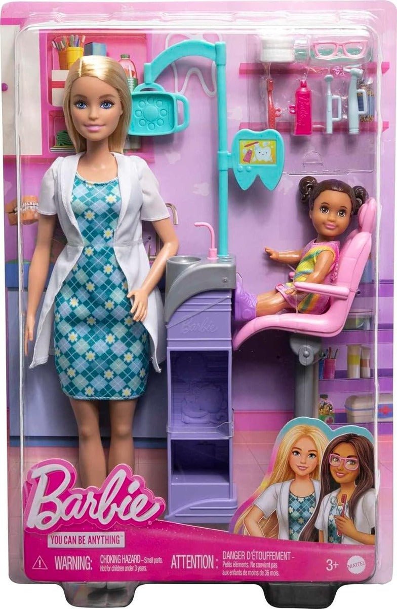 Barbie Careers Doll - Dentist Blonde HKT69 - Colorland Toys