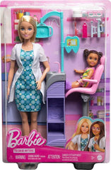 Barbie Careers Doll - Dentist Blonde HKT69 - Colorland Toys