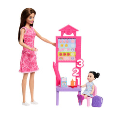Barbie Careers Teacher Playset with Doll, Toddler & Accessories - Colorland Toys
