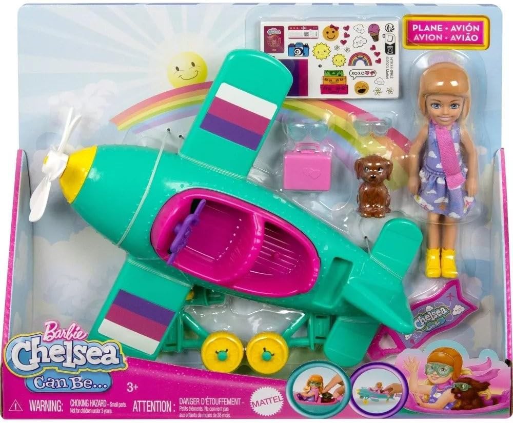 Barbie Chelsea Can Be Plane Playset HTK38 - Colorland Toys