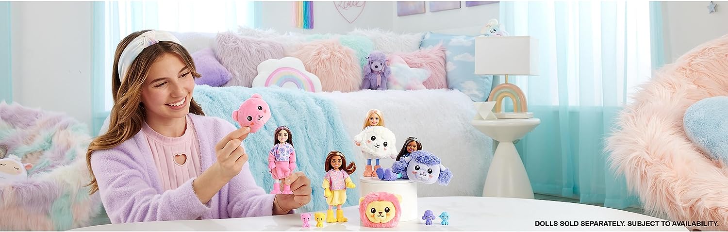 Barbie Chelsea Cutie Reveal Chelsea Cozy Cute Tees Series - Lamb HKR18 - Colorland Toys