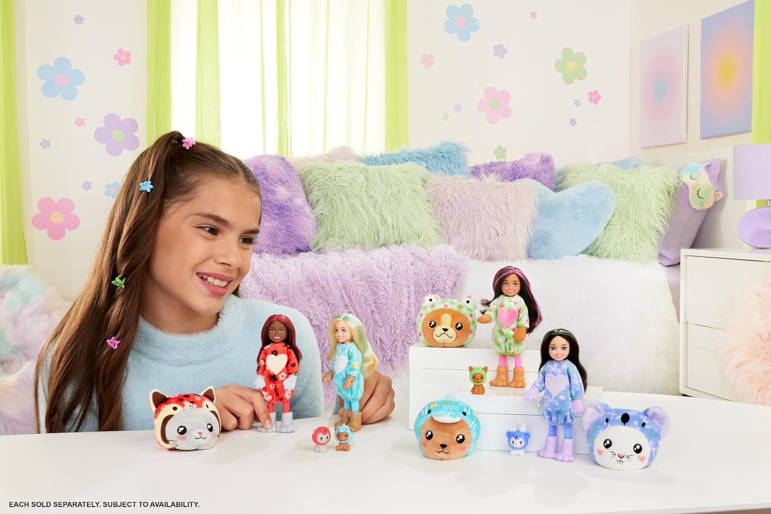 Barbie Chelsea Cutie Reveal Costume Cuties Series Bunny in Koala HRK31 - Colorland Toys