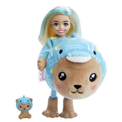 Barbie Chelsea Cutie Reveal Costume Cuties Series Teddy Bear in Dolphin HRK30 - Colorland Toys