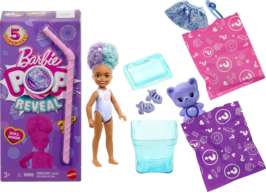 Barbie Chelsea Pop Reveal Doll Treat Series — 5 Surprises Scented Small Doll JFY01 — image 5