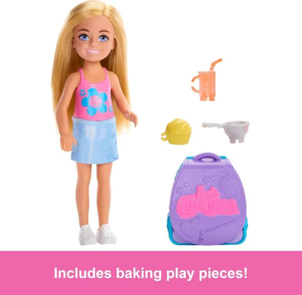 Barbie Club Chelsea Backpack Surprise Blonde doll JBF46 — image 4