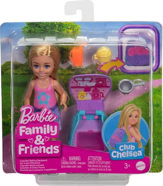 Barbie Club Chelsea Backpack Surprise Blonde doll JBF46 - Colorland Toys