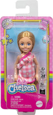 Barbie Club Chelsea Doll With Checkered Pink Dress DWJ33/HXM95
