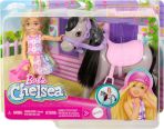 Barbie Club Chelsea & Pony - Blonde Doll HTK29 - Colorland Toys