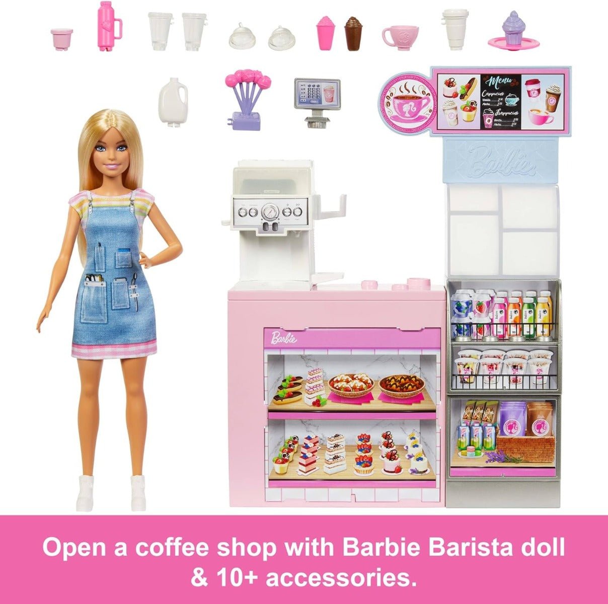 Barbie Coffee Shop Playset HXN94 - Colorland Toys