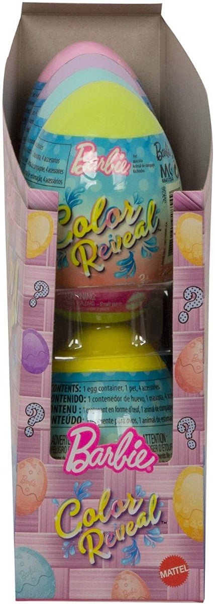 Barbie Color Reveal Easter Egg Pet Surprise Assorted GVK58 - Colorland Toys