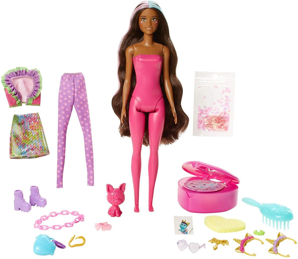 Barbie Color Reveal Peel Unicorn Fashion Reveal Doll GXV95 - Colorland Toys