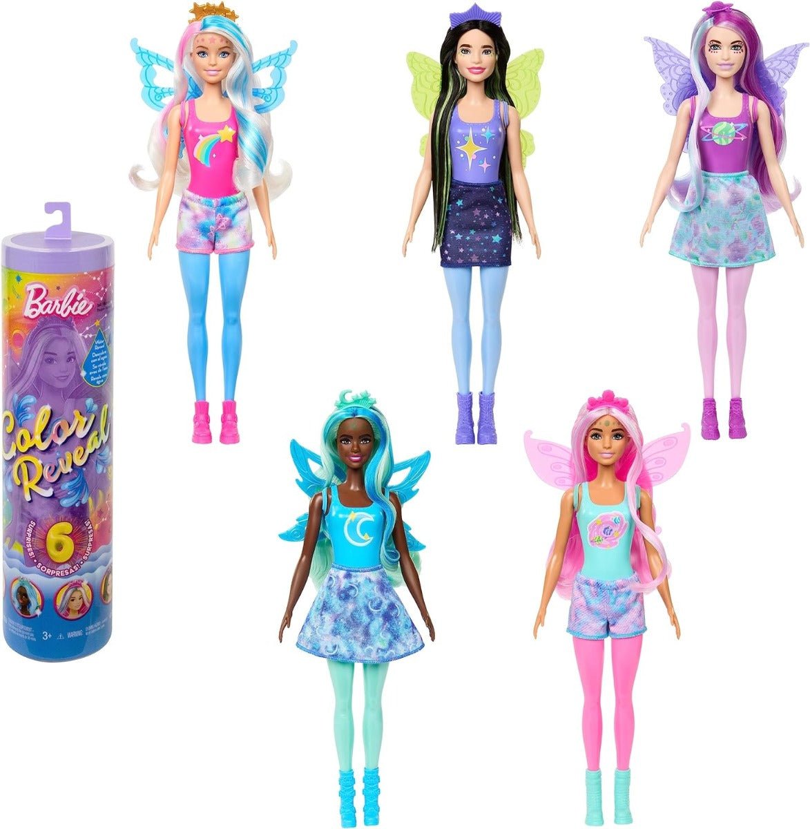 Barbie Color Reveal Rainbow Galaxy HJX61 - Colorland Toys